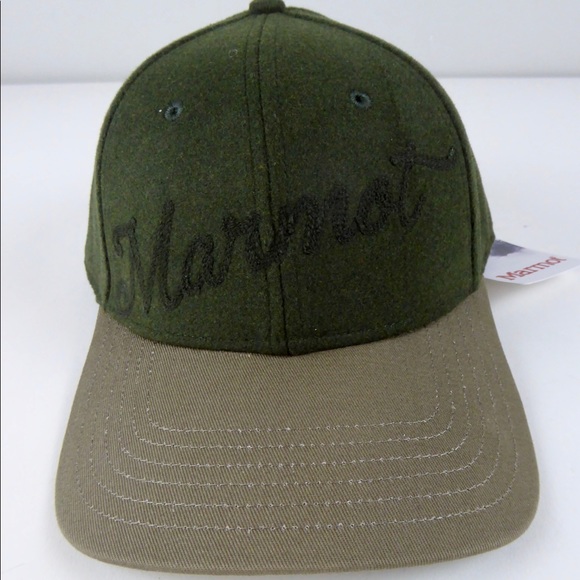 Marmot Wool Blend Trucker Cap 2 Tone Hat NWT - Picture 4 of 11